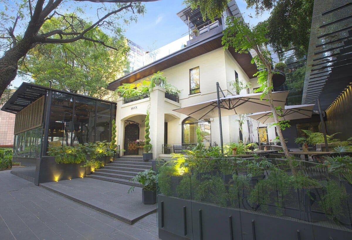 Brick hotel Mexico City 