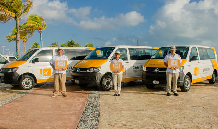 Cancun transportation staff