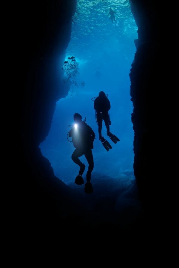 Cave diving Mexico