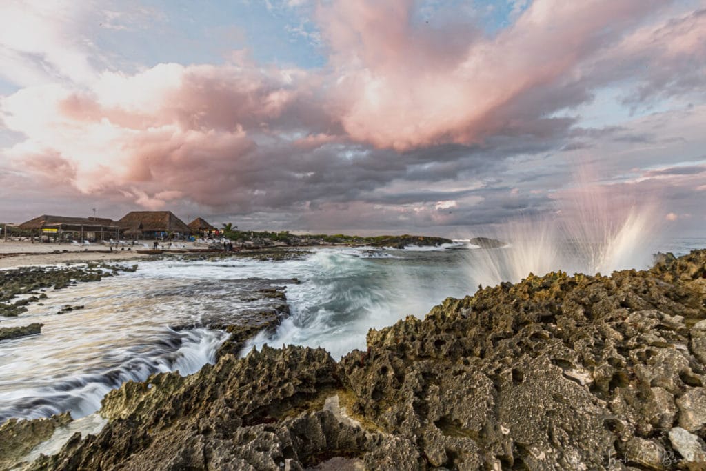 Cozumel beach long exposure