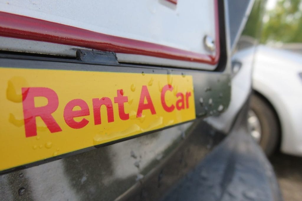 RENTING A CAR