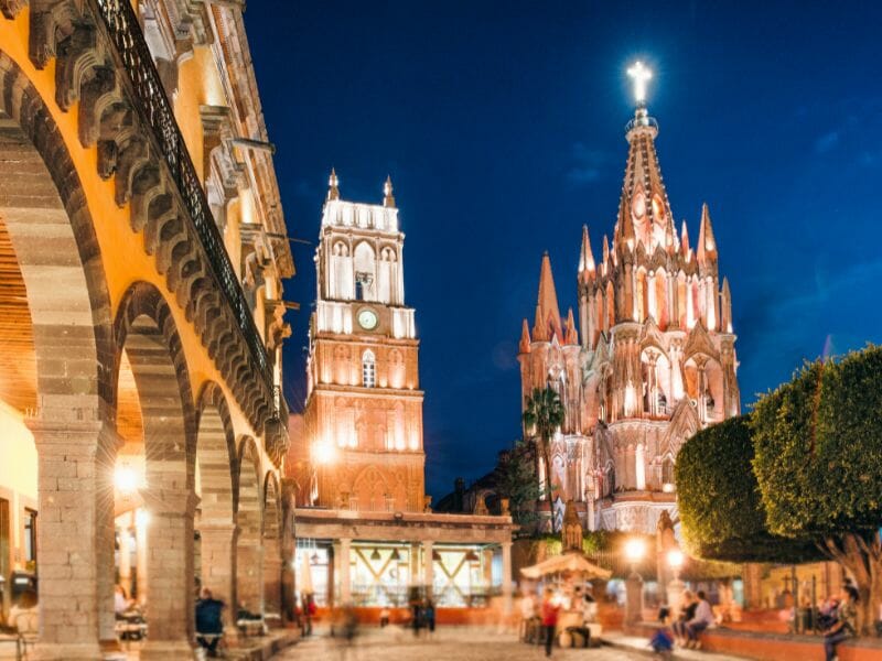 San Miguel de Allende by night