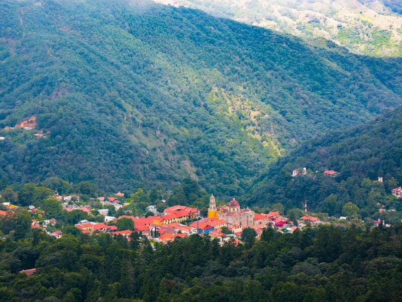 View from Pena del Cuervo
