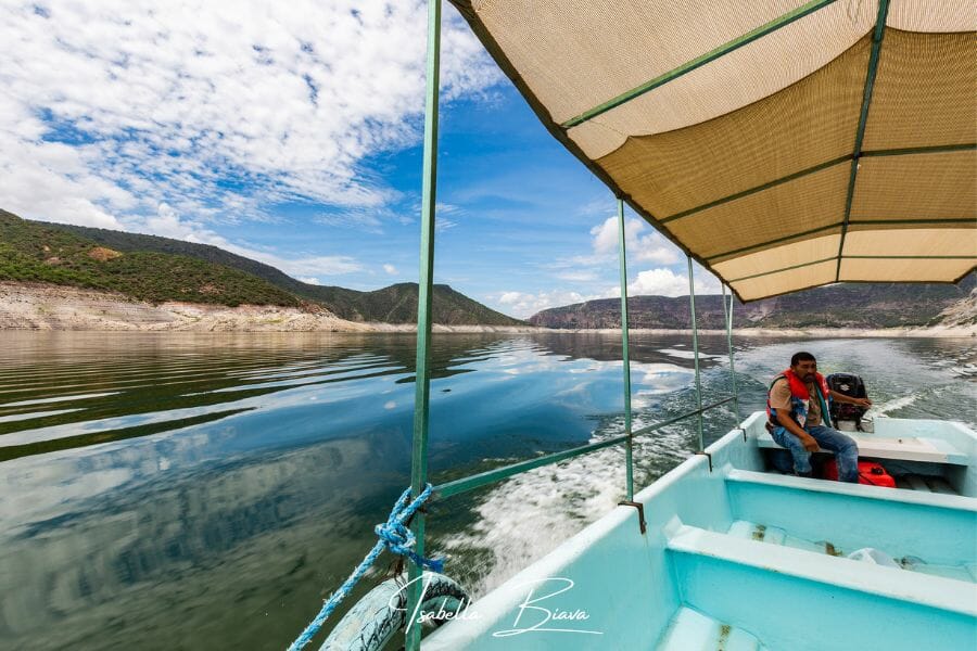 Presa Zimapan boat