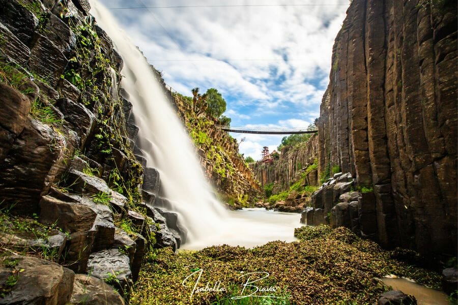 Prismas Basalticos waterfalls