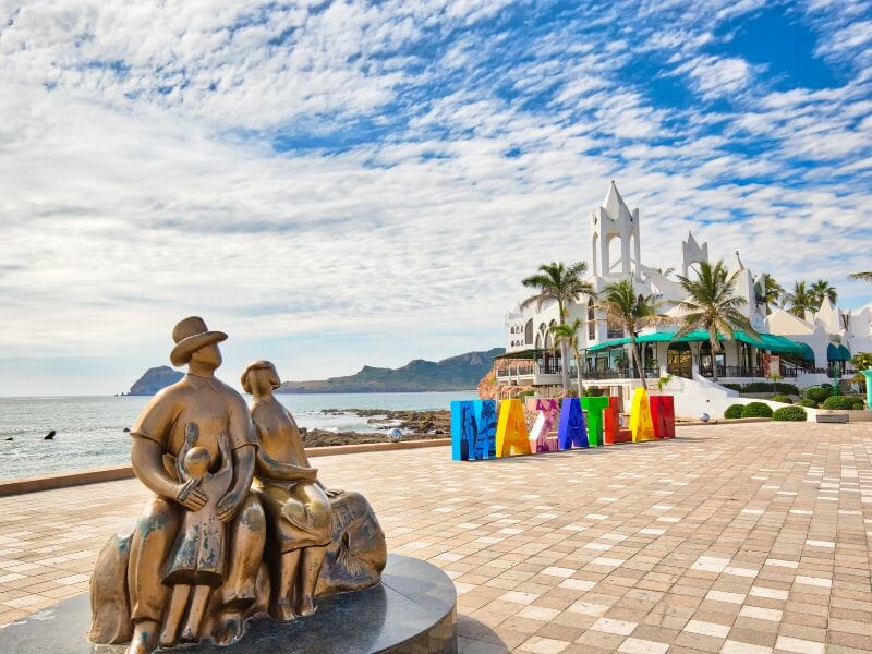 Mazatlan Colorful letters on the promenade - Is Mazatlan safe