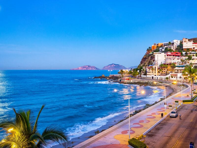 Mazatlan in the evening