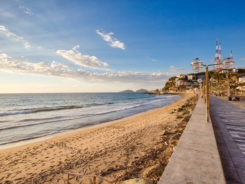 Mazatlan sea promenade