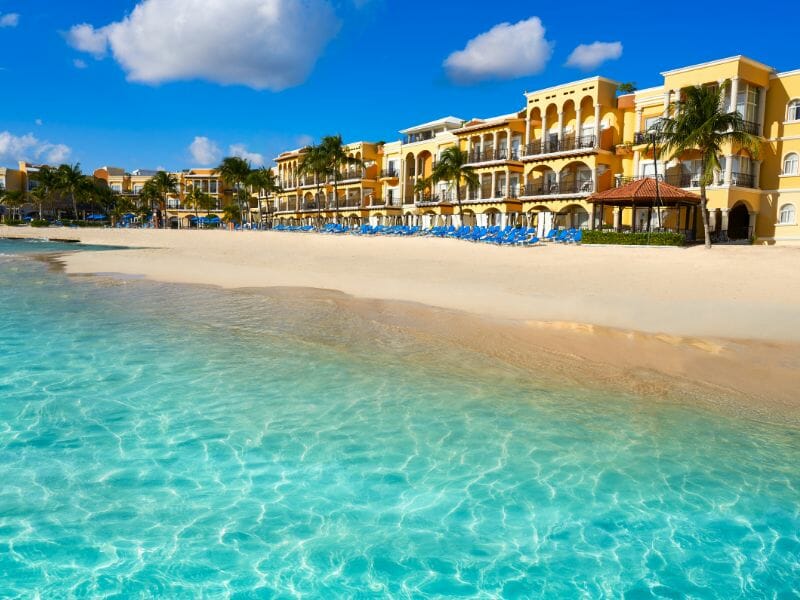 Playa del Carmen beach - rent a car in Playa del Carmen