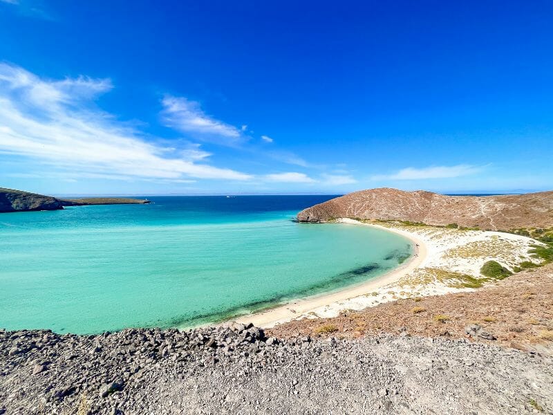 Balandra Beach view from the top