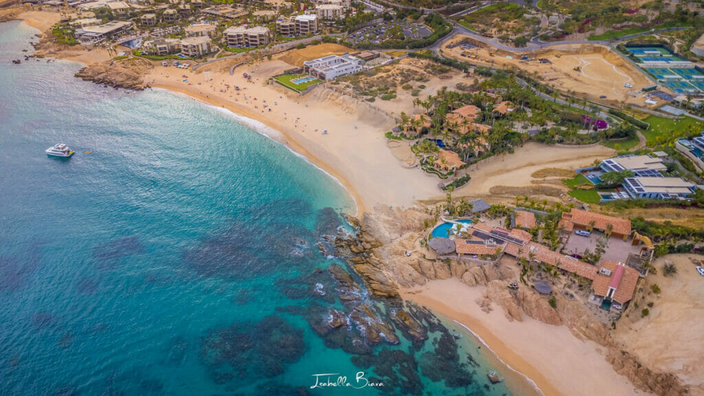 El Chileno Beach Aerial View