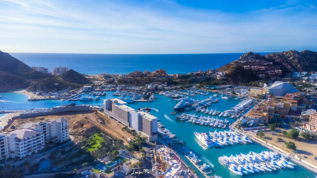 Marina Cabo San Lucas Aerial view