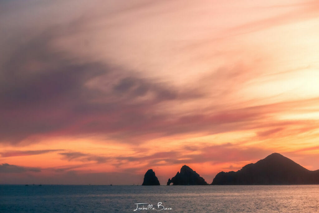 Sunset from Monuments beach