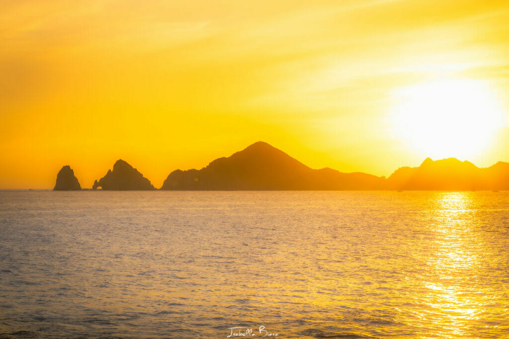Cabo Arch at sunset
