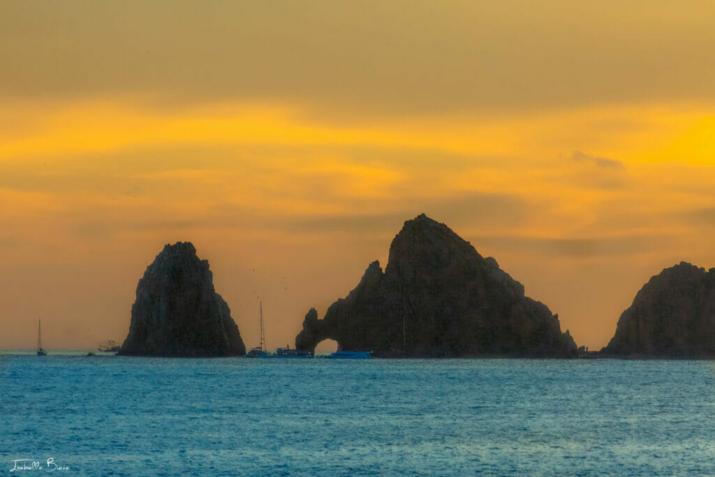 cabo sunset arch
