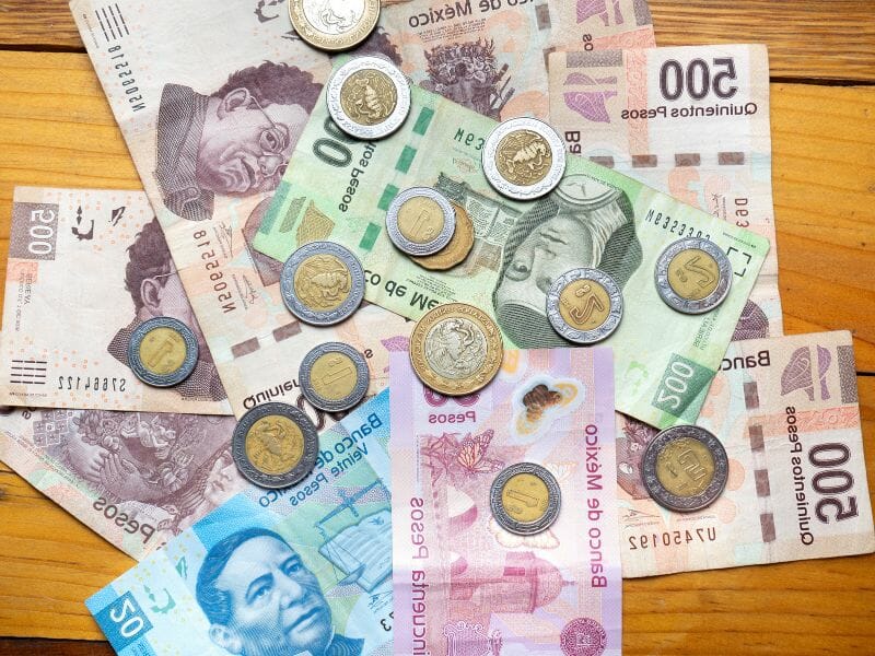 Mexican pesos
