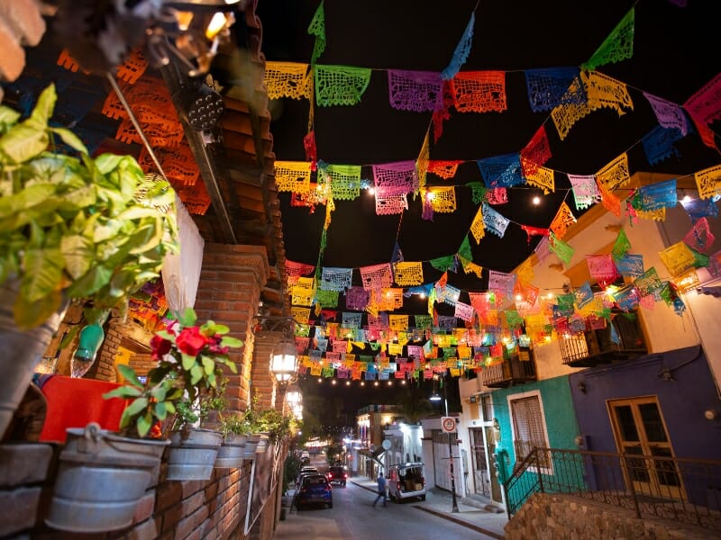 San José del Cabo nightime street views