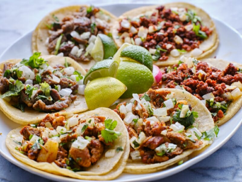 traditional Mexican tacos
