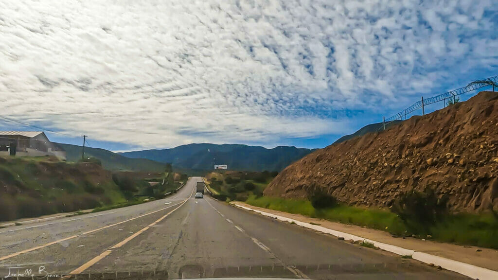 Baja Road trip photo from the car