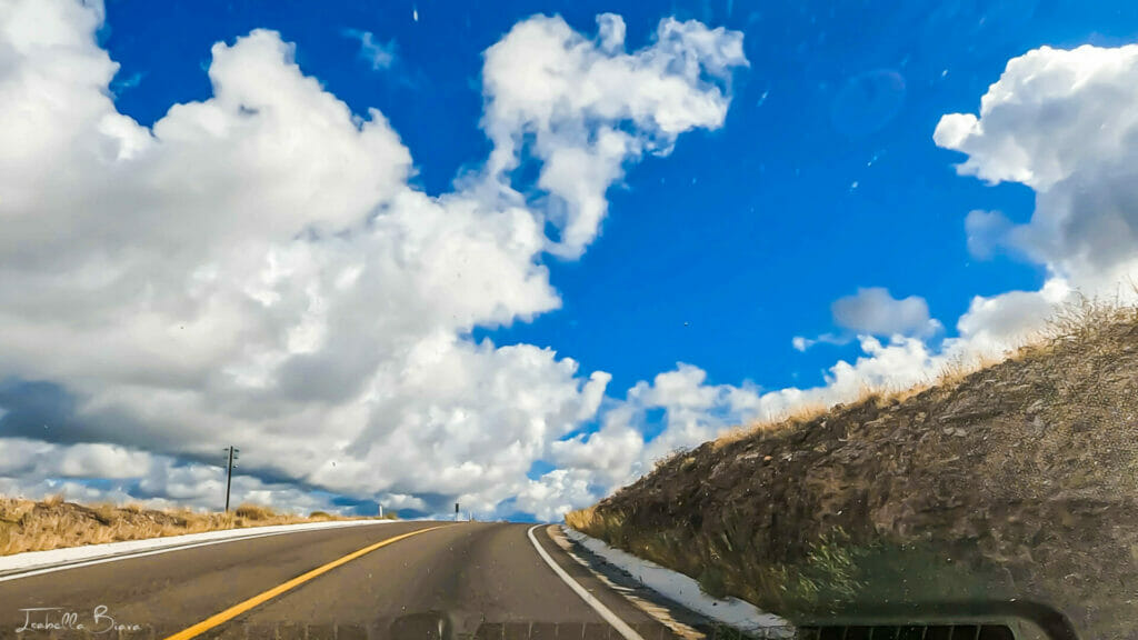 Winding road in baja