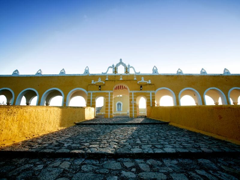 Entry to Izamal's church
