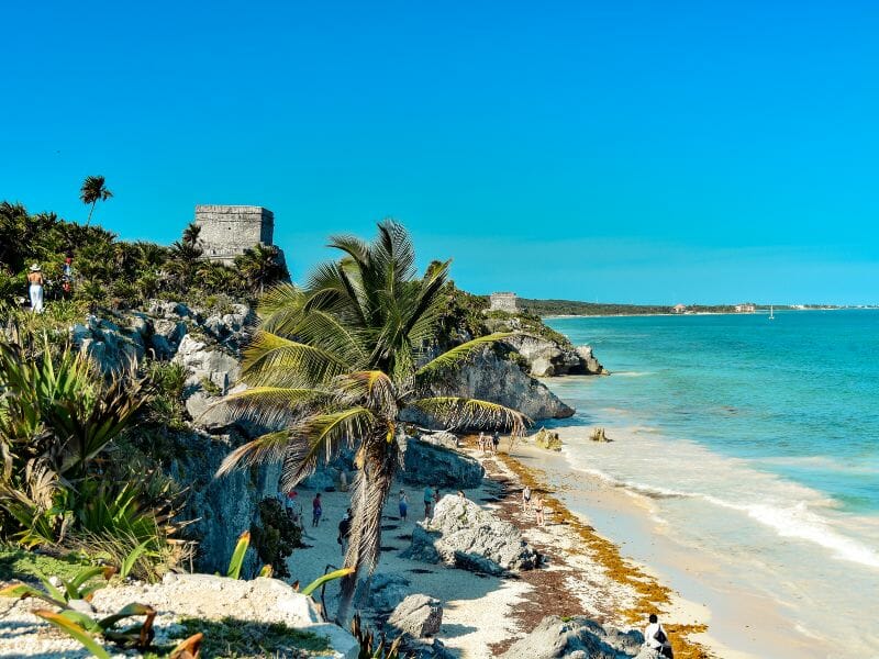 Beach in Tulum