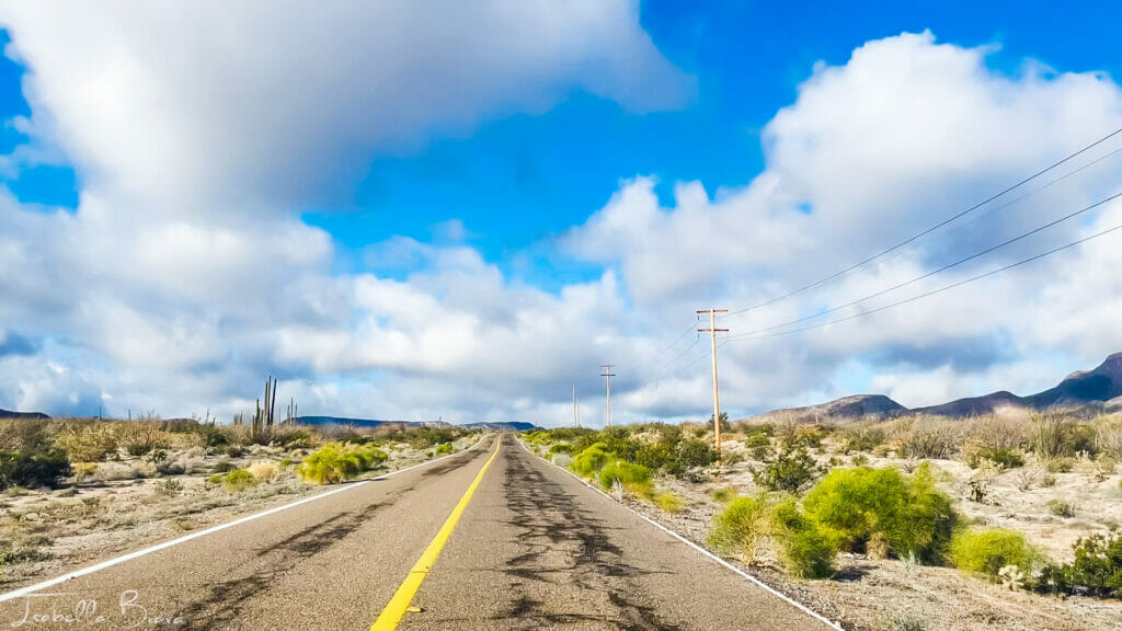 Deserted Road Baja California