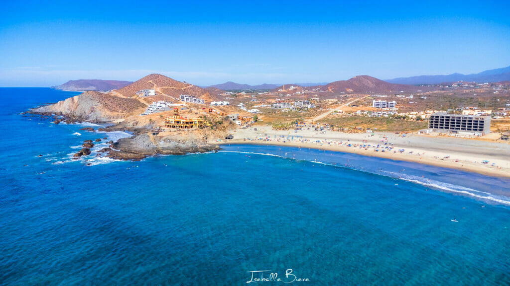 Aerial view of Cerritos Beach