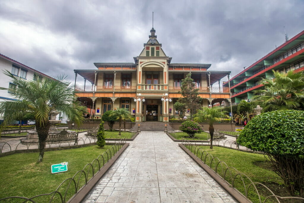 View of Palacio de Hierro (Iron Palace) in Orizaba Veracruz.