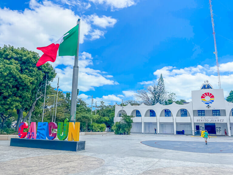 Municipal hall in Cancun.