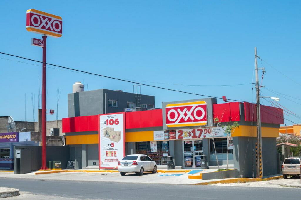 OXXO convenience store in Mexico.
