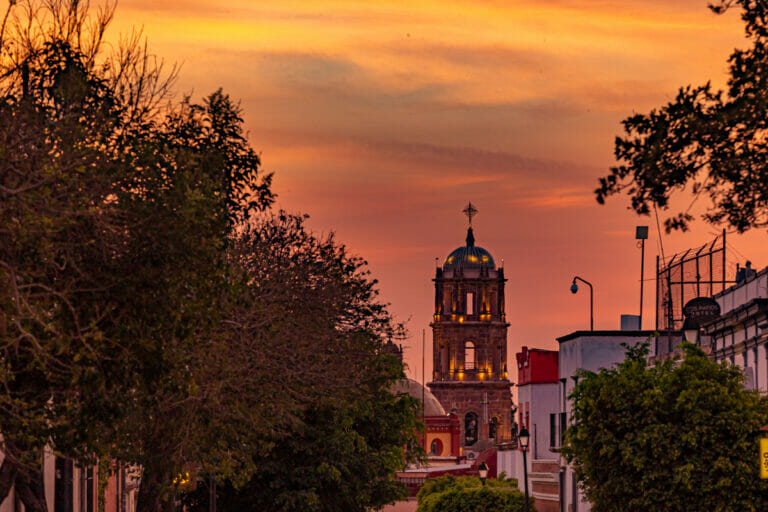 Queretaro at sunset