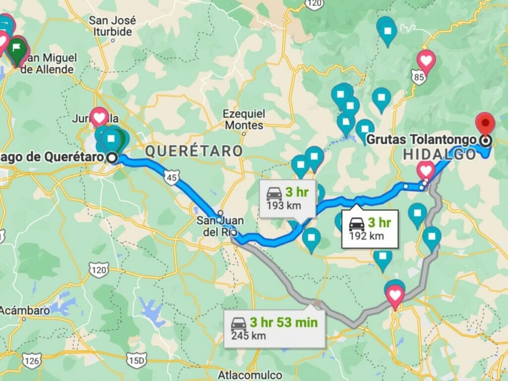 Queretaro to Tolantongo