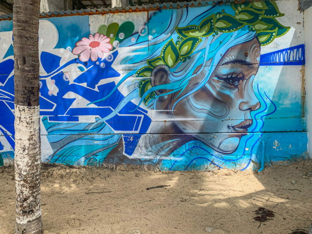 A mural near Calle 8.
