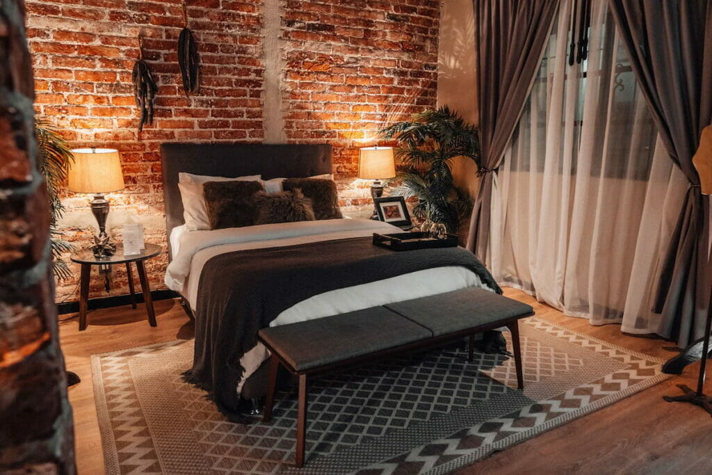 One of the cool hotels in Mexico City with black accents.
