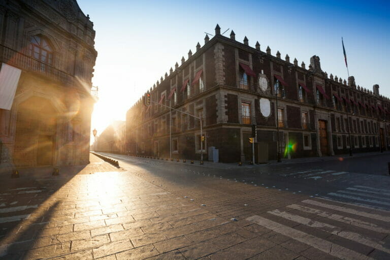 Republica de Brasil Street in Mexico City.