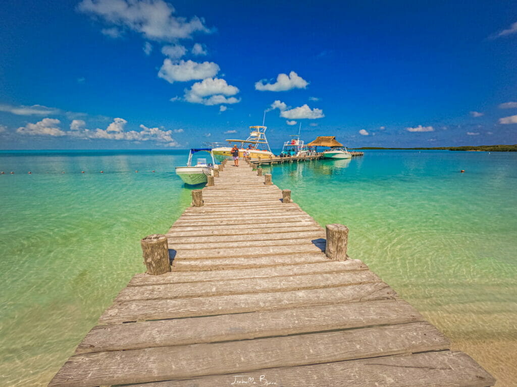 A bridge at Isla Contoy.