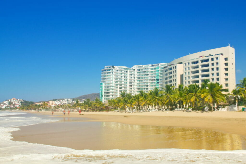 A hotel resort in Ixtapa.