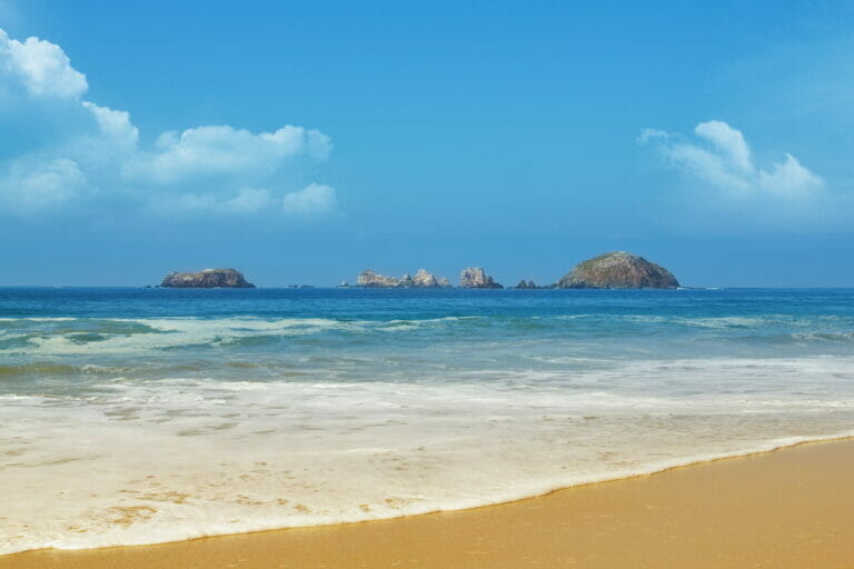View of the Ixtapa Island.