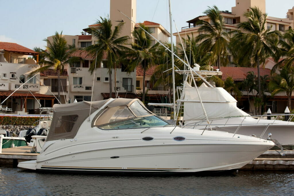 Yachts at a dock in Ixtapa.