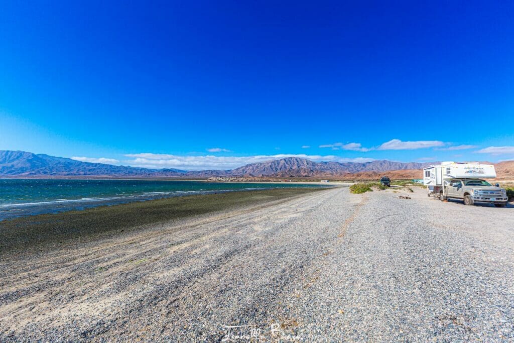 The Punta la Gringa beach.