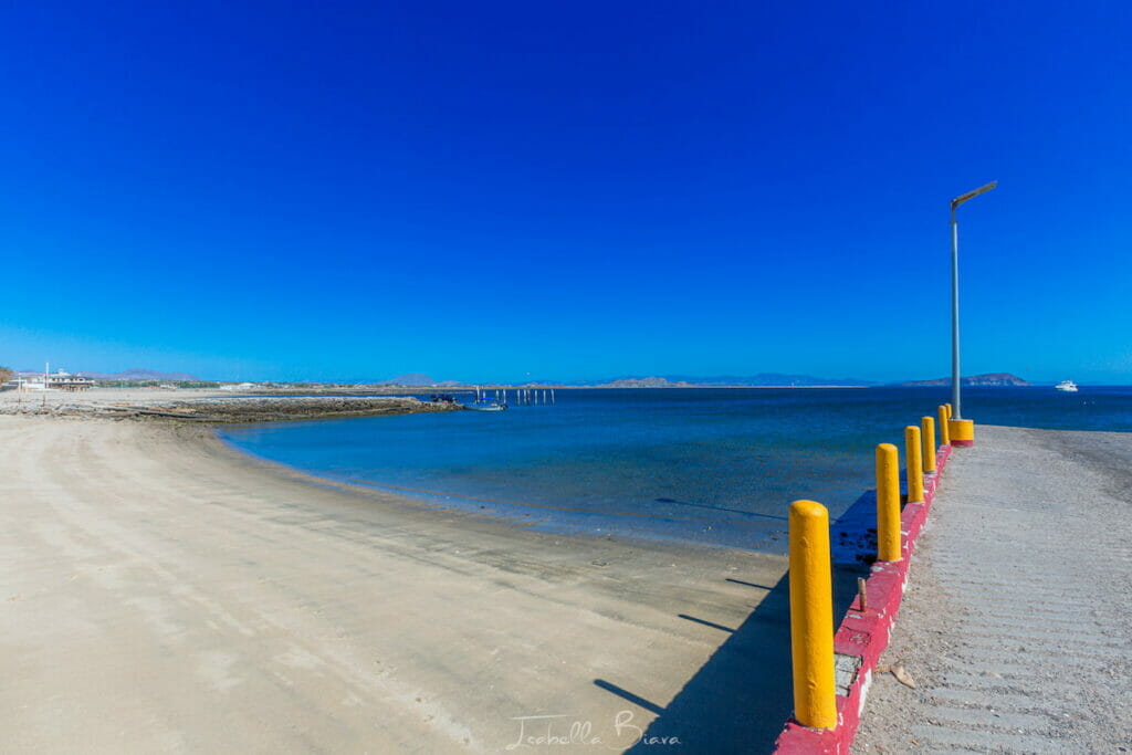 Town center of Bahia de los Angeles.
