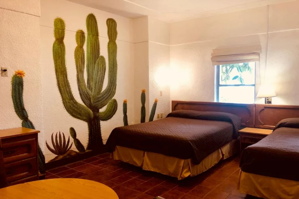 Hotel Las Palmas room.