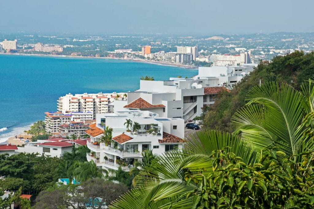 Overview of Puerto Vallarta.