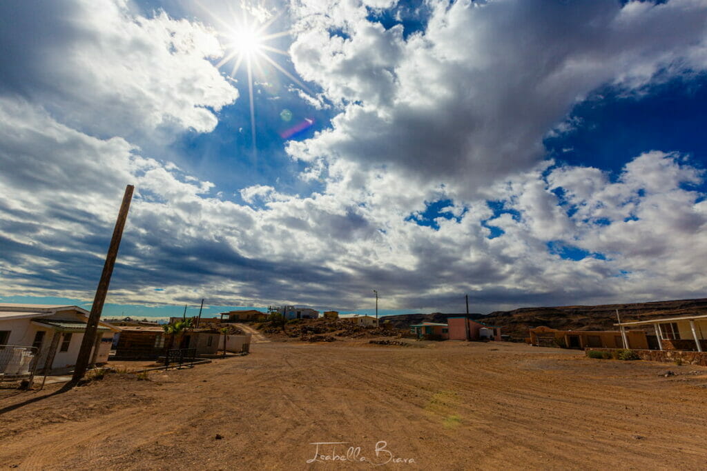 Puertecito Village on a sunny day.