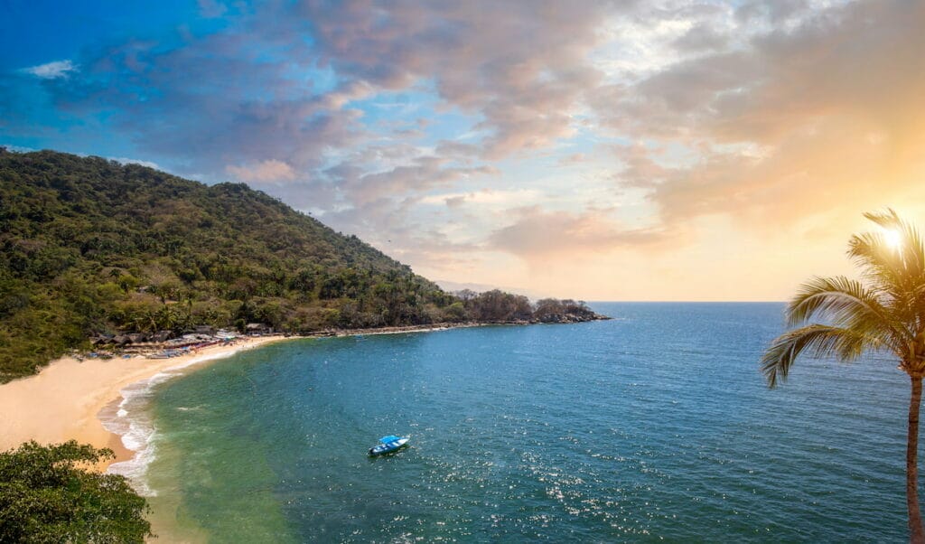 A beach in Puerto Vallarta.