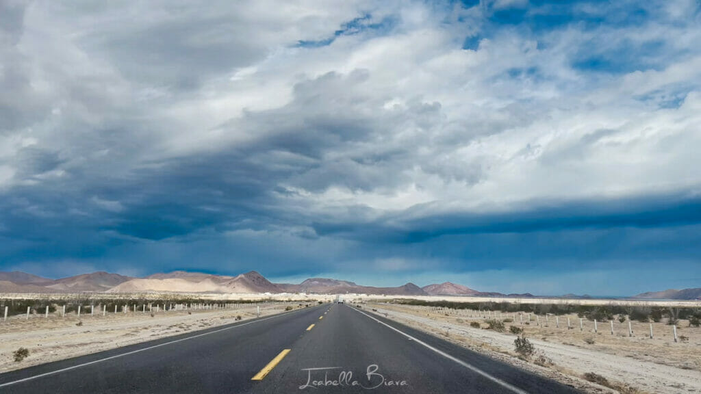 Road to San Felipe from Bahia.