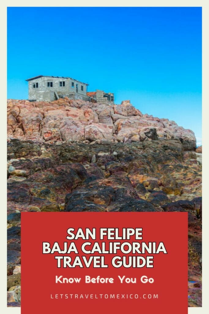Pinterest image saying "San Felipe Baja California".