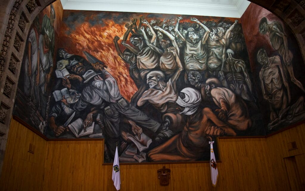 Jose Clemente Orozco murals.