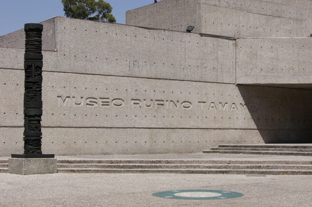 Exterior of Museo Rufino Tamayo.